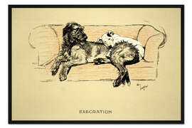 Gerahmter Kunstdruck Abscheu