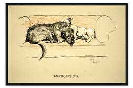 Gerahmter Kunstdruck Einverständnis