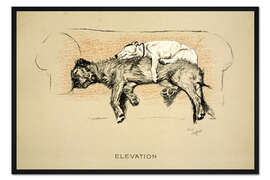 Gerahmter Kunstdruck Erhebung