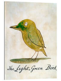 Gallery print The bright green bird