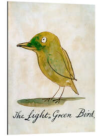 Magnettafel Der hellgrüne Vogel