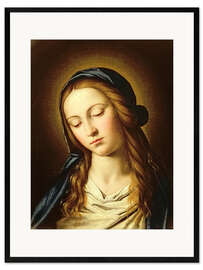 Framed art print Head of the Madonna