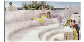Cuadro de aluminio Under the Roof of Blue Ionian Weather - Lawrence Alma-Tadema