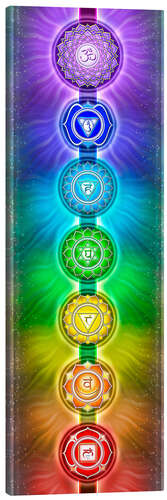 Canvas-taulu The Seven Chakras - Series II