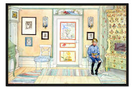 Gerahmter Kunstdruck In der Ecke