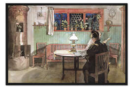 Gerahmter Kunstdruck Wenn die Kinder schlafen