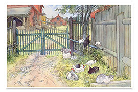 Poster  The Gate - Carl Larsson