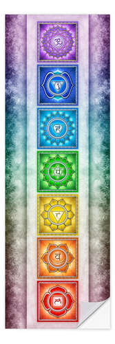 Sisustustarra The Seven Chakras - Series II -Artwork II