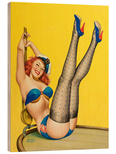 Wood print Flirt II
