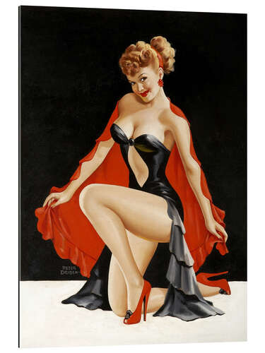 Galleritryck Pin up illustration