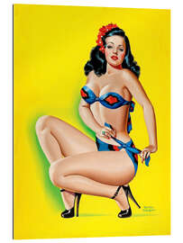 Gallery Print Pin Up in einem Bikini