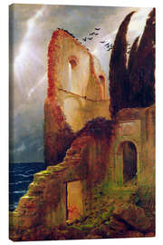 Canvas print Ruin by the Sea