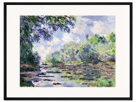 Gerahmter Kunstdruck Seine bei Giverny
