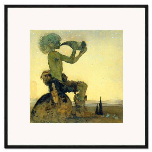 Gerahmter Kunstdruck Ein Feenhafter Hirte, 1910