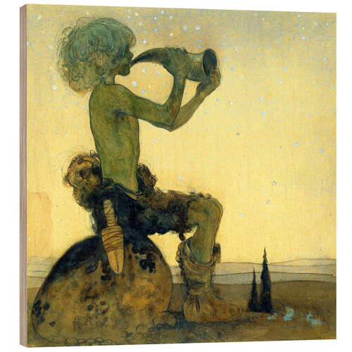 Obraz na drewnie A Fairy Shepherd, 1910