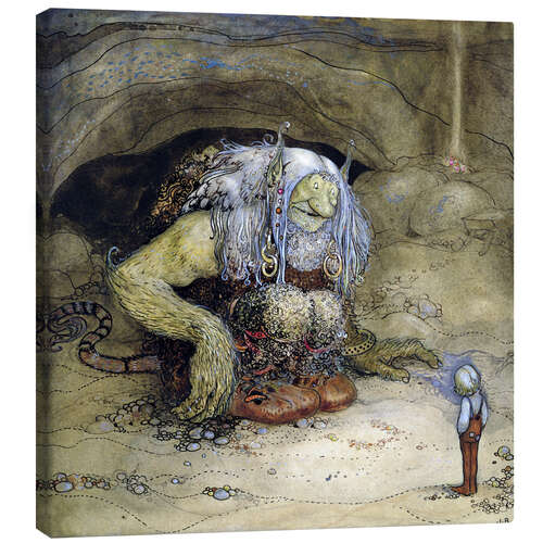 Canvas print The Troll and the Boy