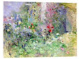 Quadro em acrílico  O jardim em Bougival - Berthe Morisot