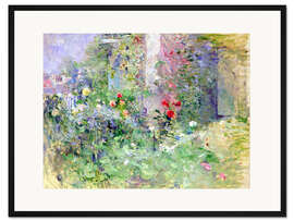 Gerahmter Kunstdruck Der Garten in Bougival