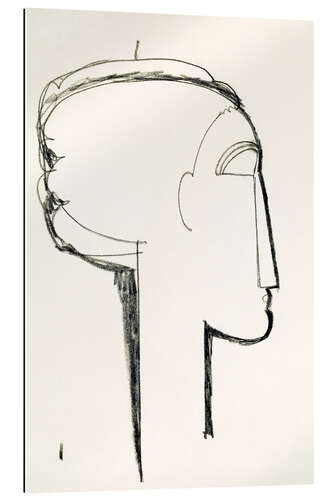 Gallery print Head in Profile