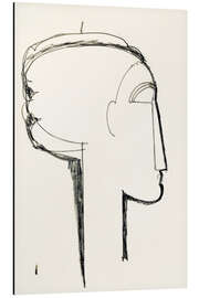 Magnettafel Kopf im Profil