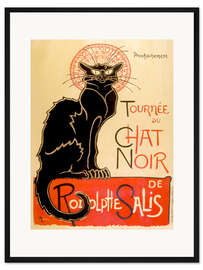 Gerahmter Kunstdruck Chat Noir