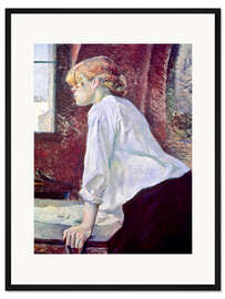 Gerahmter Kunstdruck Die Waschfrau