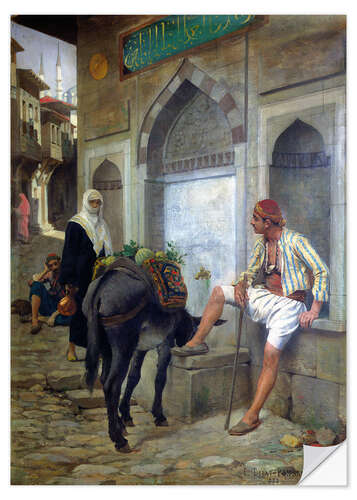 Wall sticker A street in Istanbul, 1883