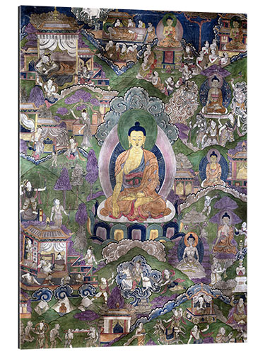 Gallery print Thangka of the Buddha