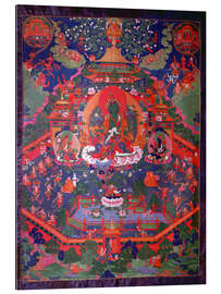 Gallery print Thangka depicting Green Tara