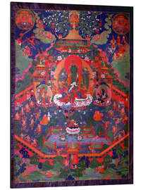 Magnettafel Thangka Darstellung Grüne Tara