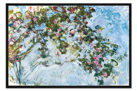 Gerahmter Kunstdruck Der Rosenstrauch