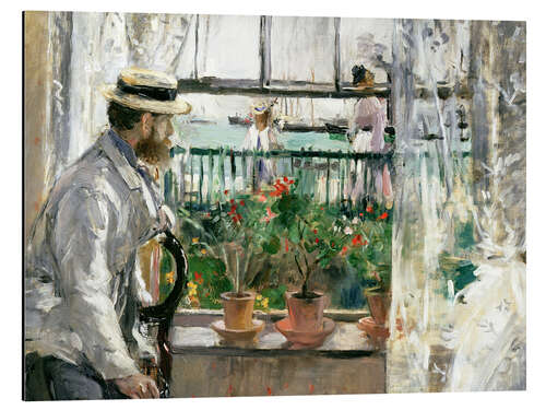 Tableau en aluminium Eugène Manet à l'île de Wight