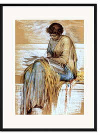 Gerahmter Kunstdruck Weibliche Studie