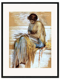 Framed art print Female Figure Study