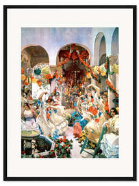 Gerahmter Kunstdruck Sevilla