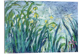 Galleriataulu Yellow and Purple Irises