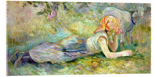 Acrylglasbild Die Ziegenhirtin
