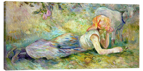 Canvas print Shepherdess Resting