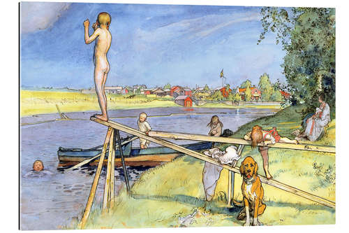 Galleriprint Ett bra badställe