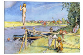 Magnettafel Ein guter Badeplatz