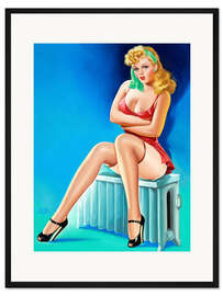 Gerahmter Kunstdruck Wink