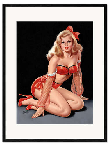 Stampa artistica con cornice Silk Stocking Sirens, September
