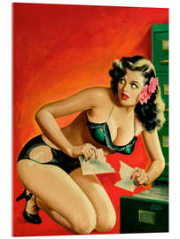 Quadro em acrílico Pin Up - Special Detective