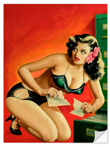 Wandsticker Pin Up - Sonderermittler