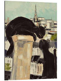 Magnettafel Katzenkuss