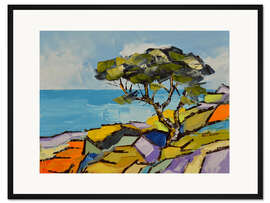 Gerahmter Kunstdruck Ein Tag am Meer