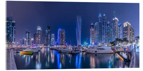 Acrylic print Dubai Marina Luxury