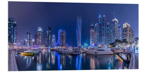 Foam board print Dubai Marina Luxury