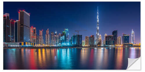 Wall sticker Dubai Skyline