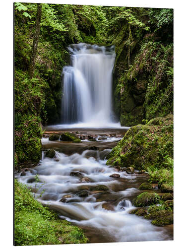 Aluminium print Waterfall of Geroldsau, Black Forest